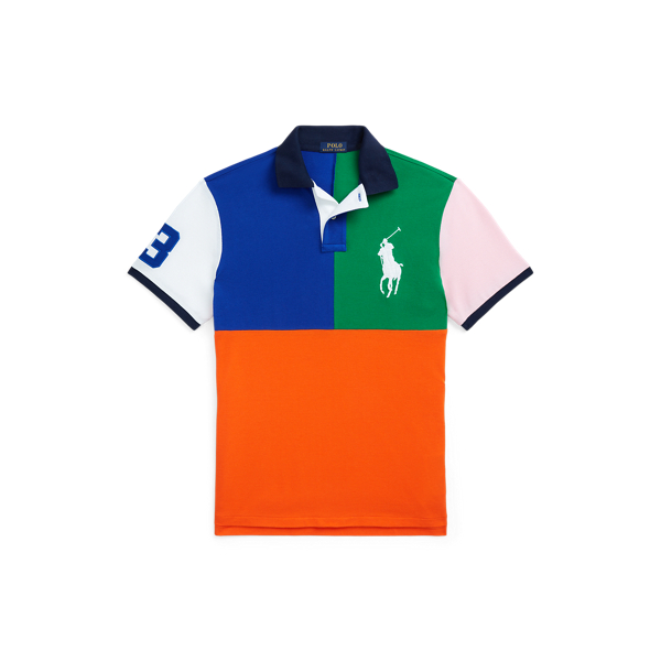 Polo Ralph Lauren Custom Slim Fit Big Pony Mesh Polo Shirt 2