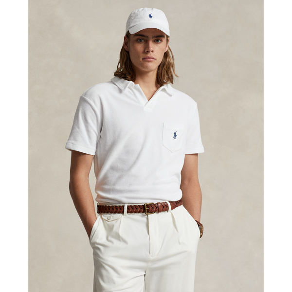 Custom Slim Fit Terry Polo Shirt Polo Ralph Lauren 1
