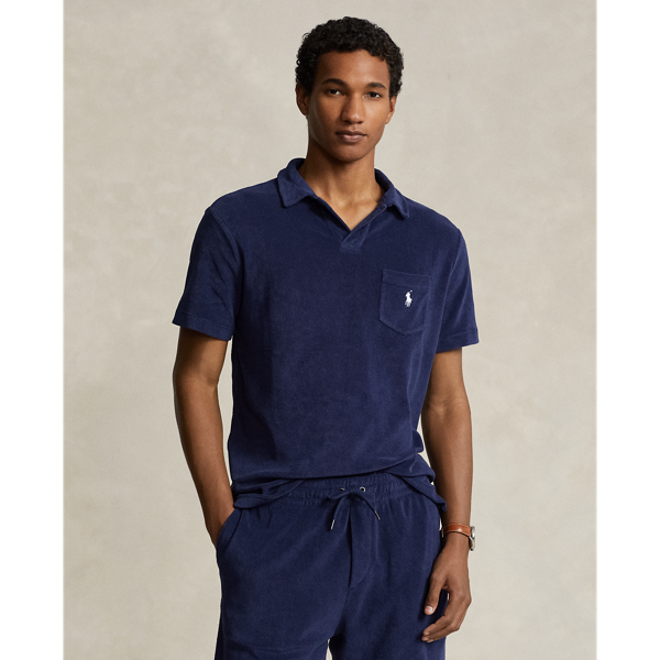 Custom Slim Fit Terry Polo Shirt Polo Ralph Lauren 1