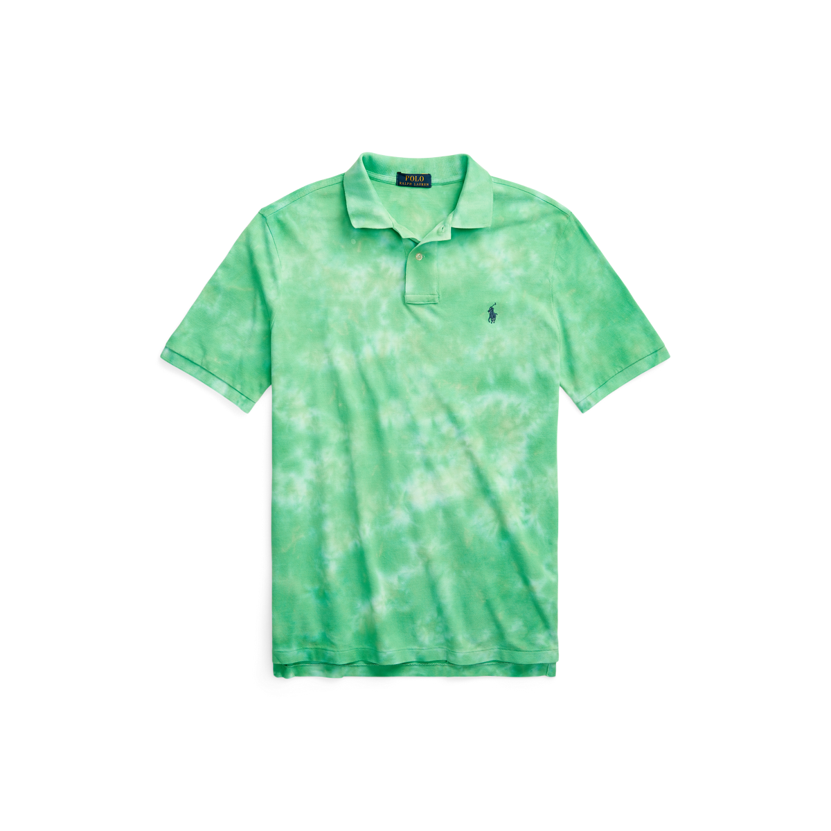 Classic Fit Tie Dye Mesh Polo Shirt Ralph Lauren