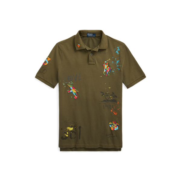 Classic Fit Mesh Graphic Polo Shirt | Ralph Lauren