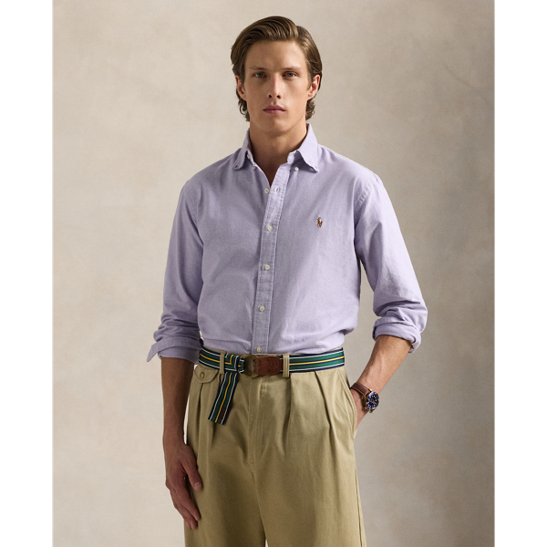 Purple best sale casual shirt
