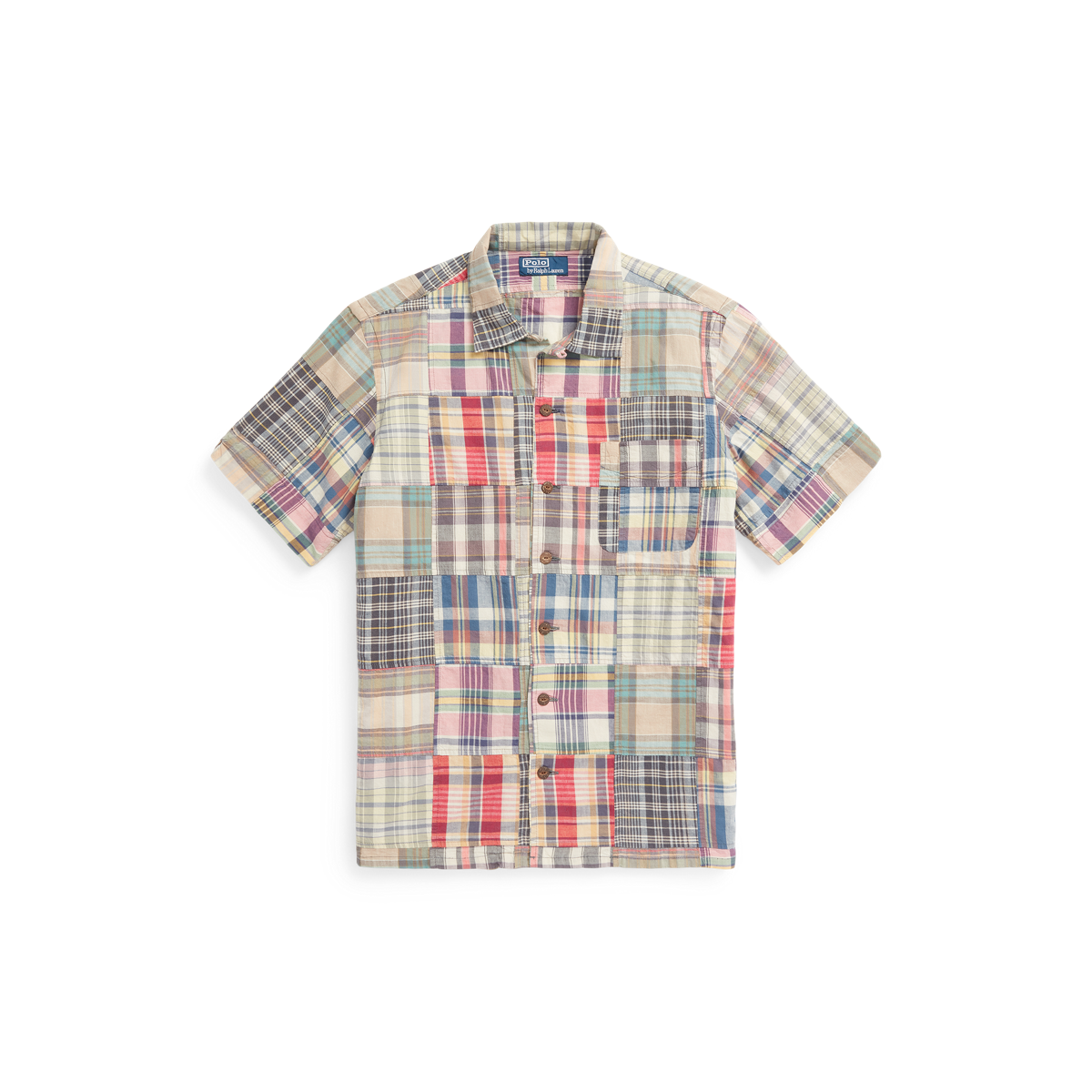 Polo sales patchwork shirt