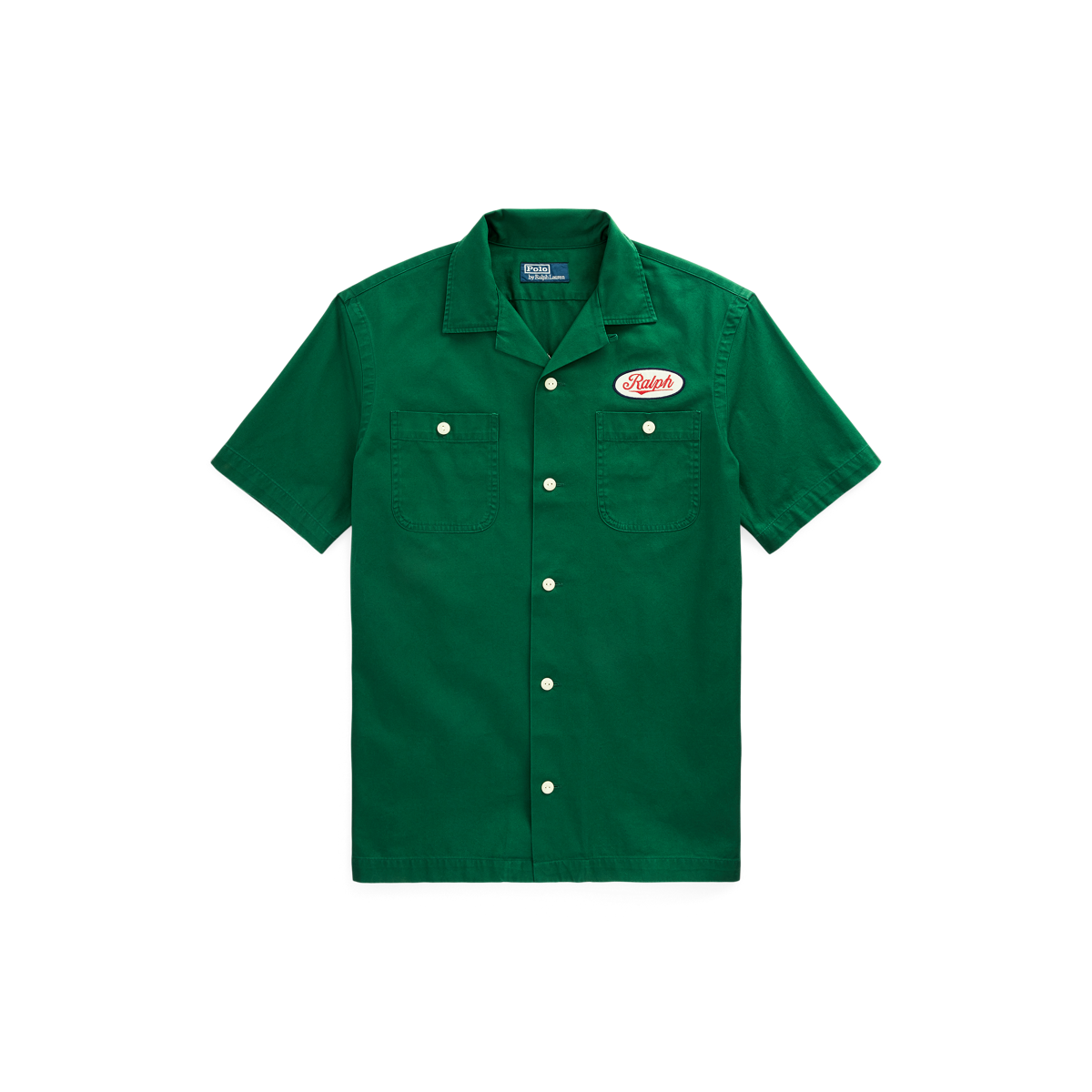 Embroidered Signature Cotton Polo - Luxury Green