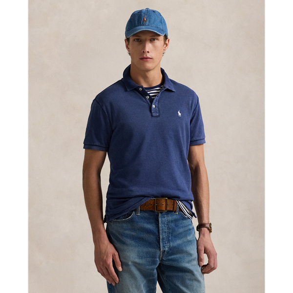 Custom Slim Fit Spa Terry Polo Shirt for Men Ralph Lauren UZ