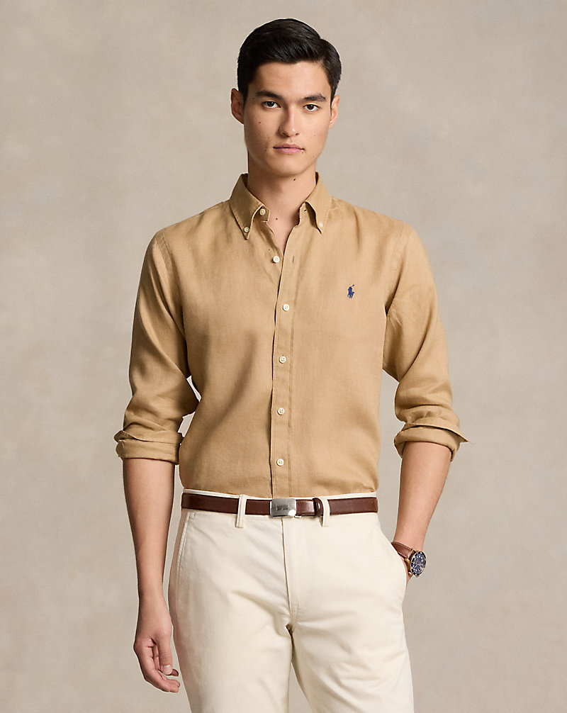 Custom Fit Linen Shirt Polo Ralph Lauren 1