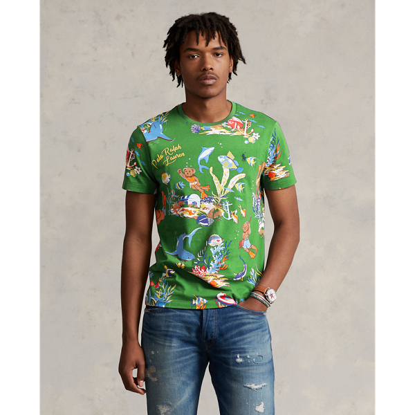 Custom Slim Fit Polo Bear Jersey T-Shirt