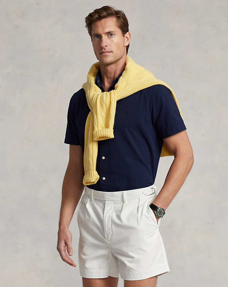 Custom Fit Seersucker Shirt Polo Ralph Lauren 1