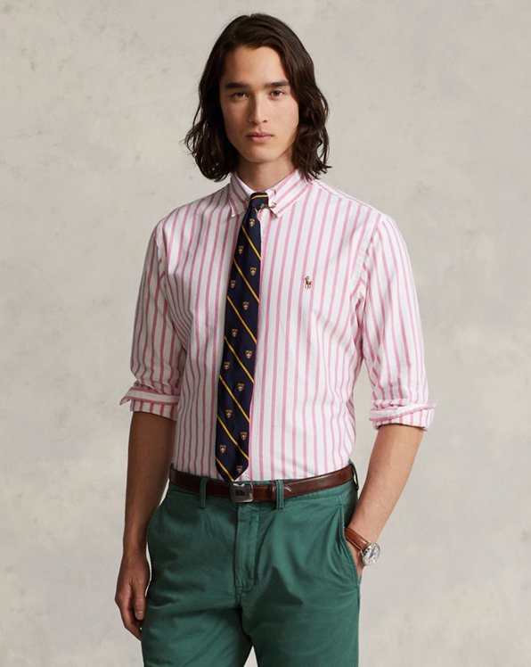 Custom-Fit Oxfordhemd mit Streifen