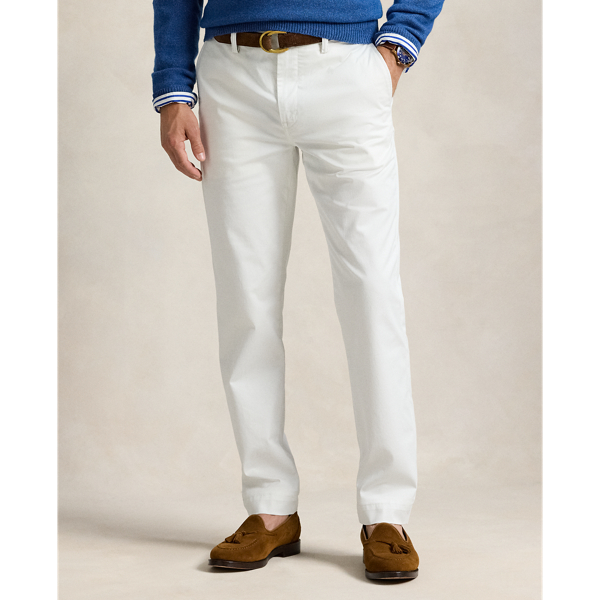 White polo hot sale chino pants