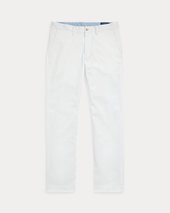 Straight Fit Washed Stretch Chino Trouser