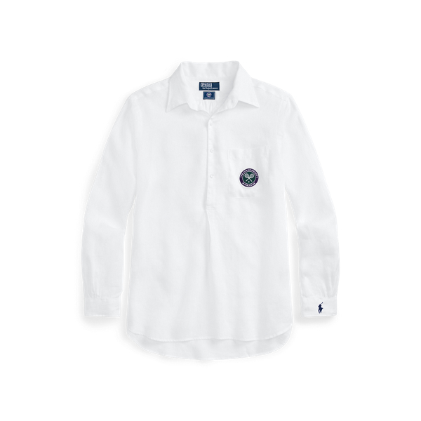 Wimbledon Linen Popover Shirt