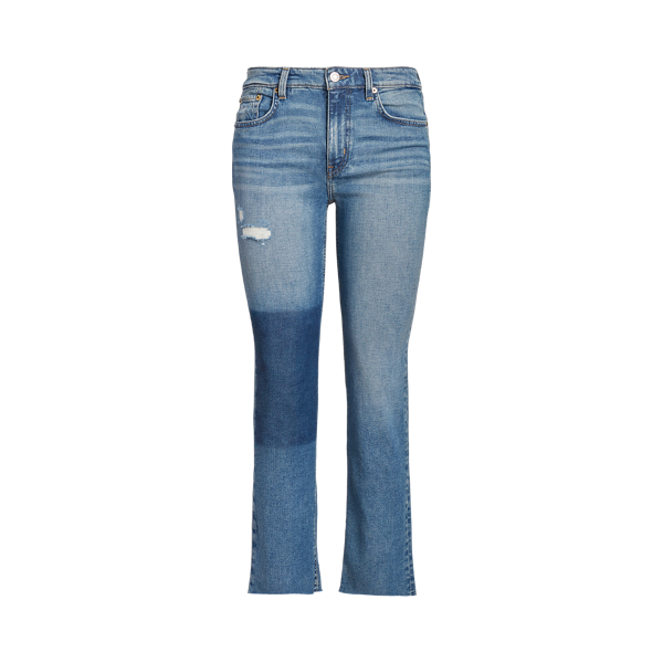 High-Rise Straight Cropped Jean