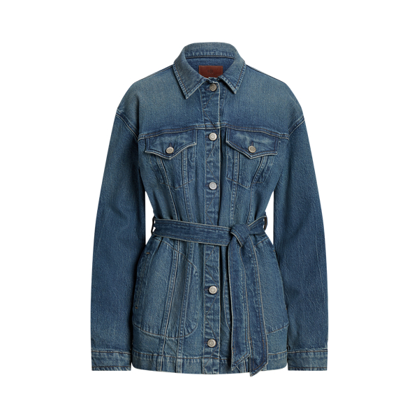 Belted Denim Field Jacket Ralph Lauren