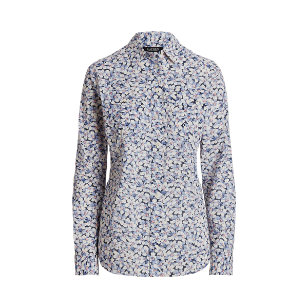 Floral Cotton Voile Shirt