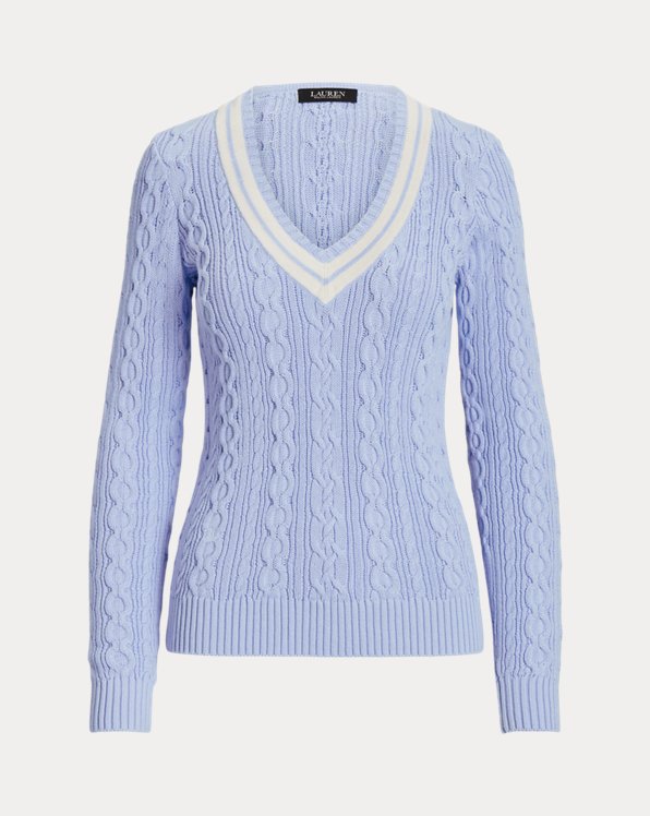 Cable-Knit Cricket Jumper