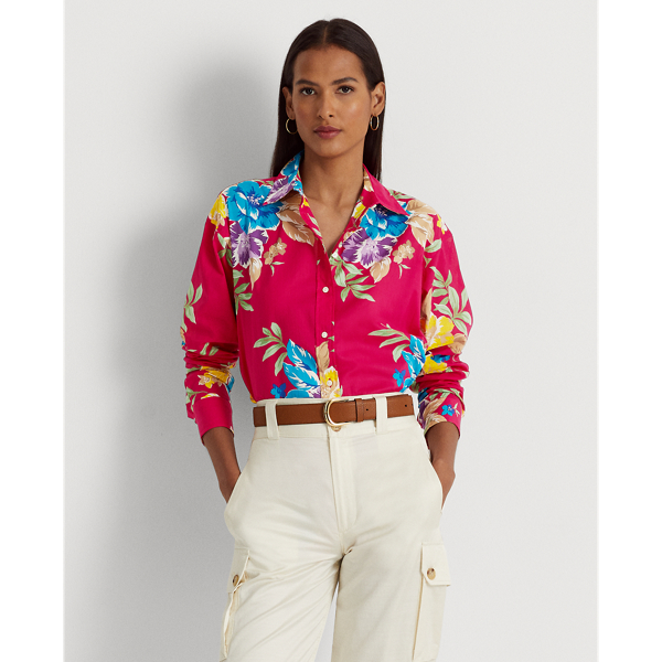 Floral Cotton Voile Shirt