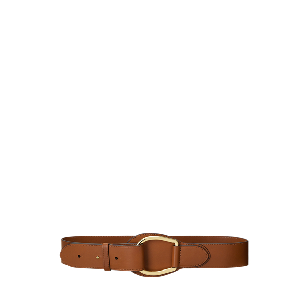 Leather Wide D-Ring Belt