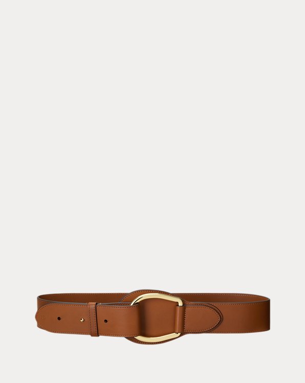 Leather Wide D-Ring Belt