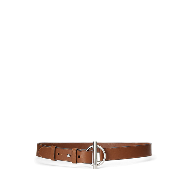 Toggle Ring Leather Belt