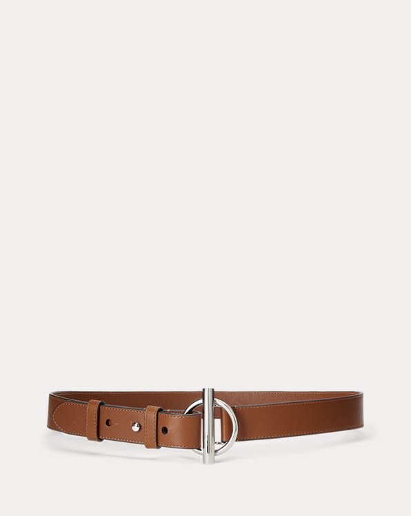 Toggle Ring Leather Belt