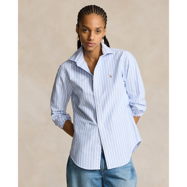 Camisa Oxford Classic Fit de rayas