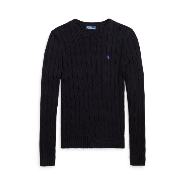 Polo Ralph Lauren Cable-Knit Cotton Crewneck Sweater