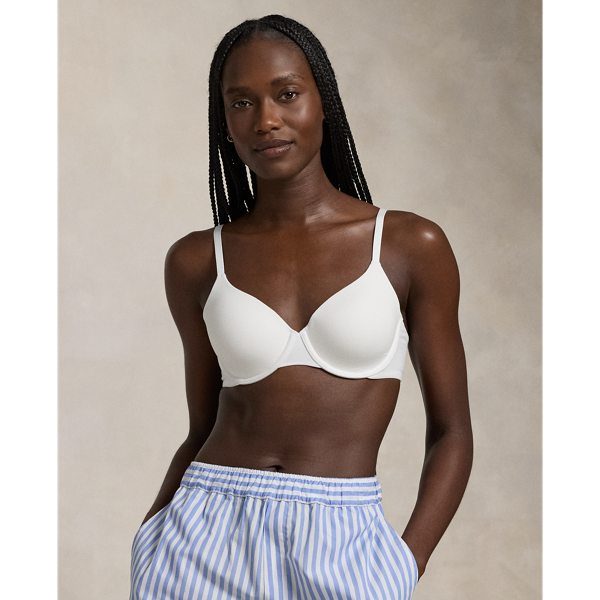 Stretch-Cotton Blend T-Shirt Bra