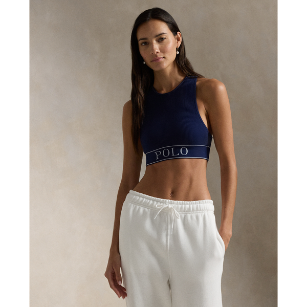 Seamless Cropped Jewelneck Tank