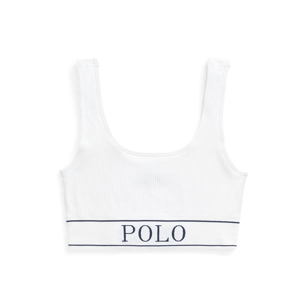 Seamless Cropped Scoopneck Tank Polo Ralph Lauren 1