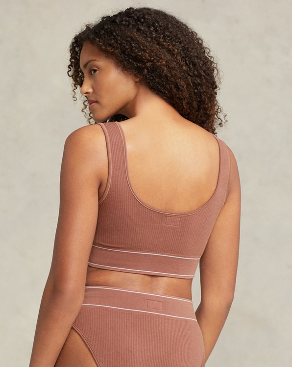 Seamless Cropped Scoopneck Tank