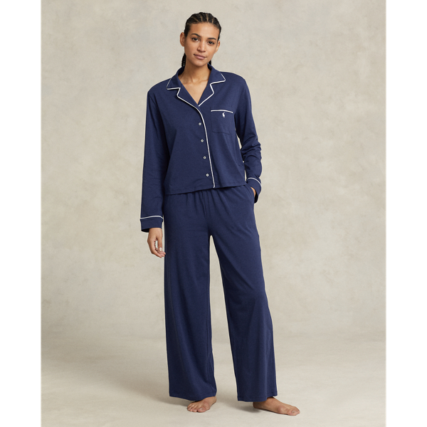 Long-Sleeve Jersey Pyjama Set
