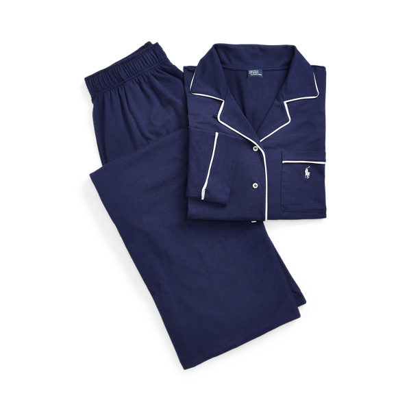 Long-Sleeve Jersey Pyjama Set for Women | Ralph Lauren® IE