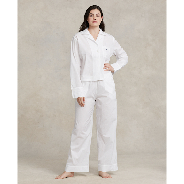 Long-Sleeve Poplin Pyjama Set