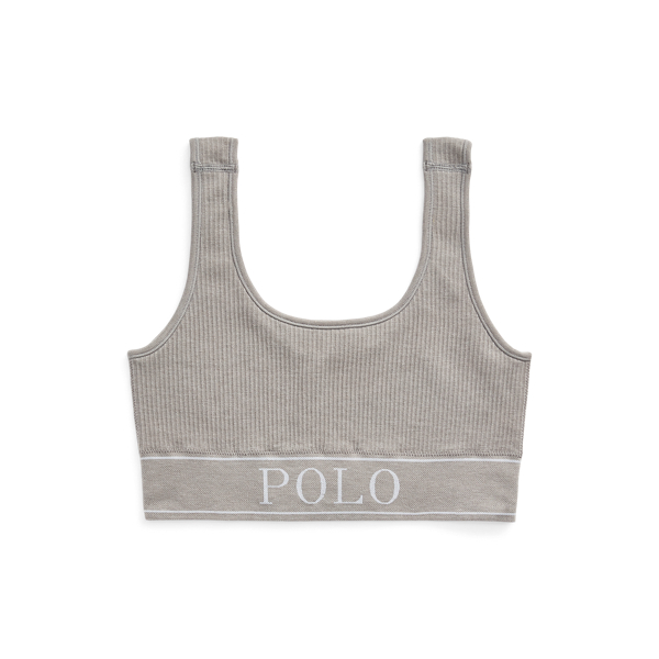 Seamless Cropped Scoopneck Tank Polo Ralph Lauren 1