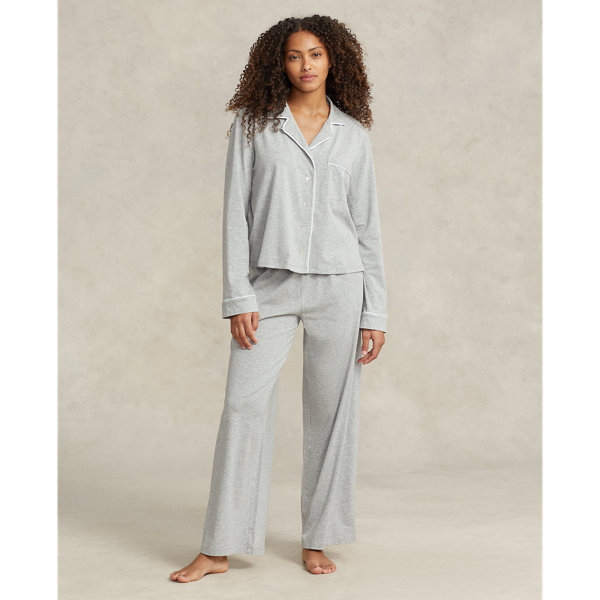 Jersey Long-Sleeve Pajama Set Polo Ralph Lauren 1