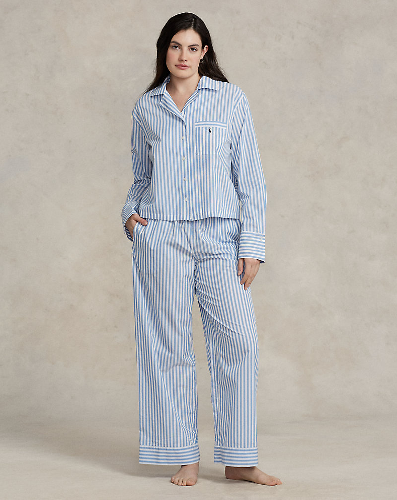 Long-Sleeve Poplin Pyjama Set Polo Ralph Lauren 1