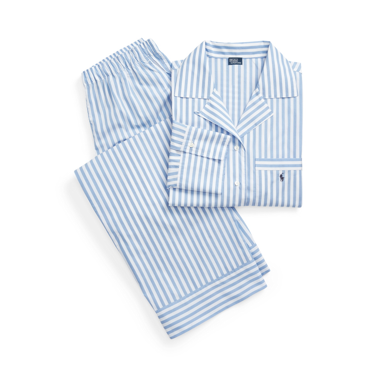 Long-Sleeve Poplin Pajama Set | Ralph Lauren