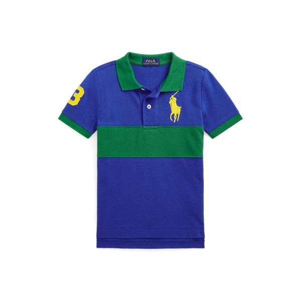 Big Pony Cotton Mesh Polo Shirt
