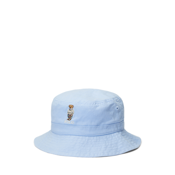 Polo Bear Cotton Twill Bucket Hat