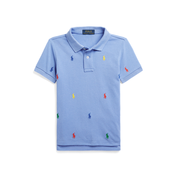 Polo Pony Cotton Mesh Polo Shirt