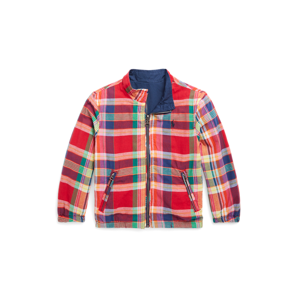 Reversible Cotton Madras Jacket