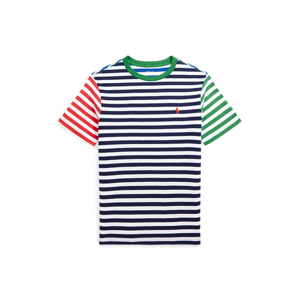 Striped Cotton Jersey Tee