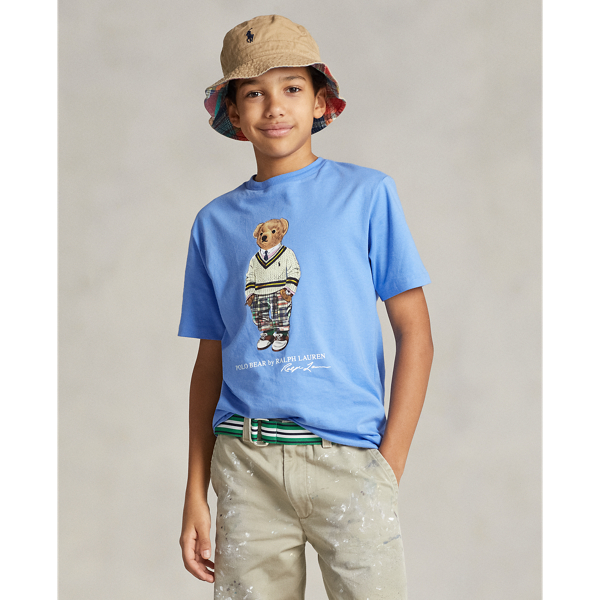 Polo Bear Cotton Jersey T-Shirt