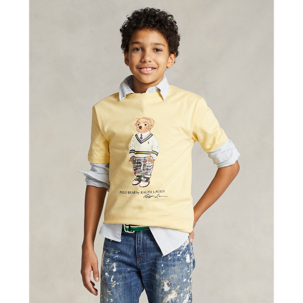 Polo Bear Cotton Jersey Tee Boys 8-18 1