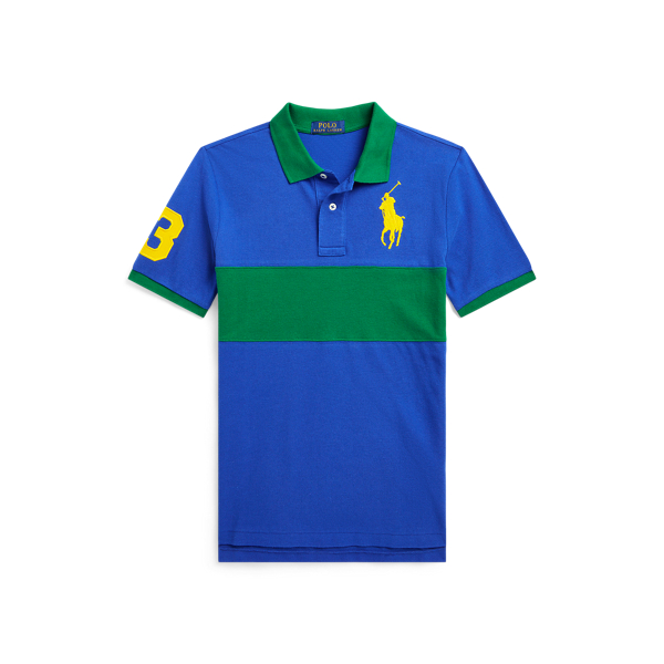 Big Pony Cotton Mesh Polo Shirt
