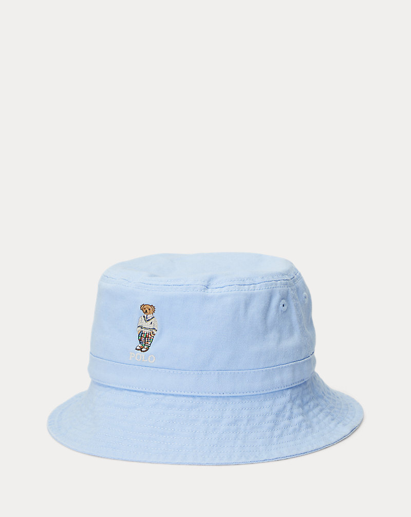 Polo Bear Cotton Twill Bucket Hat Boys 8-18 1