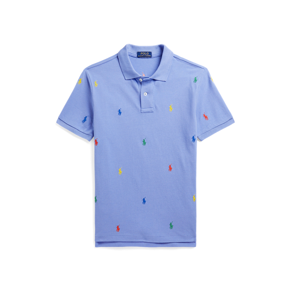 Polo Pony Cotton Mesh Polo Shirt