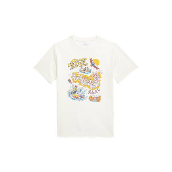 Baumwolljersey-T-Shirt mit Grafik für Jungen | Ralph Lauren® DE