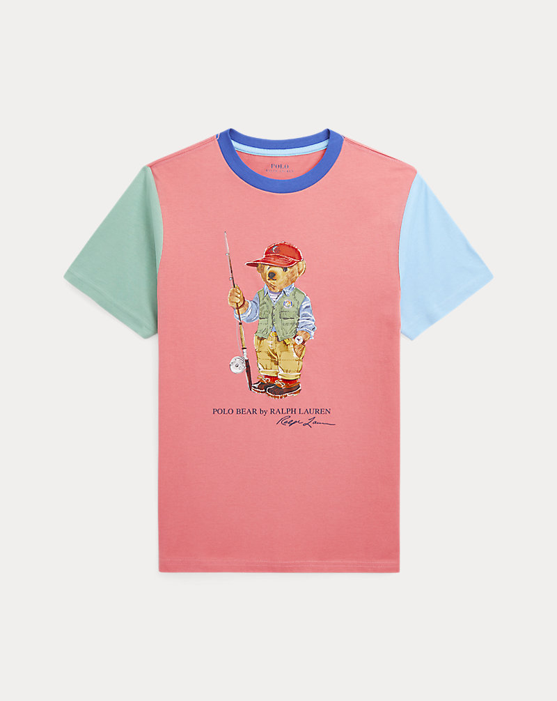 T-shirt Polo Bear com blocos de cores RAPAZ DOS 6 AOS 14 ANOS 1